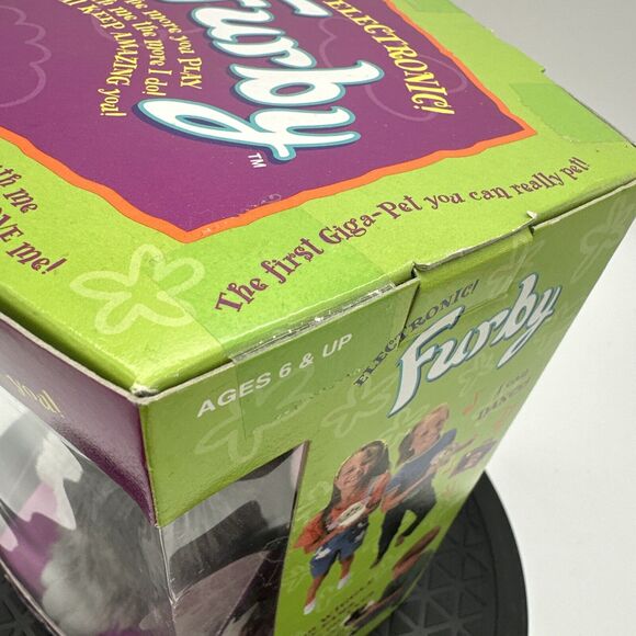 Original 1998 Furby Model 70-800 Pink & Gray New in Box Rare - Picture 5 of 8